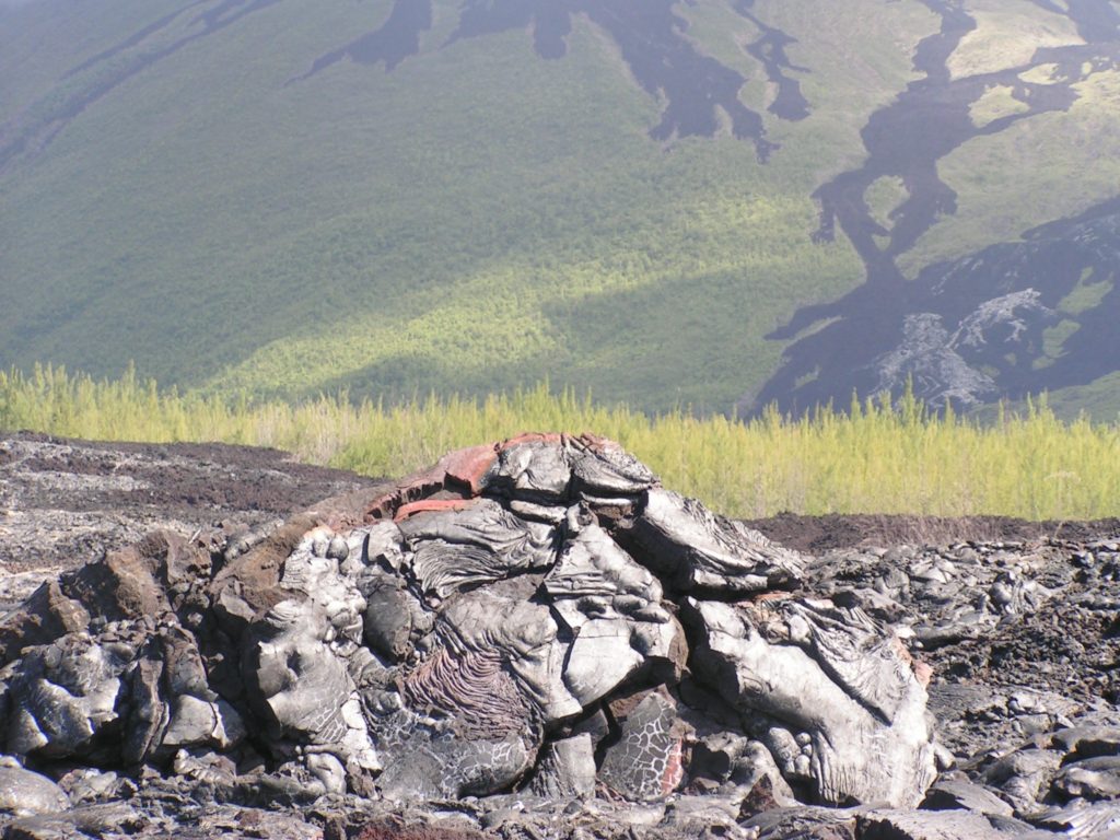 éruption sur l'île de la réunion