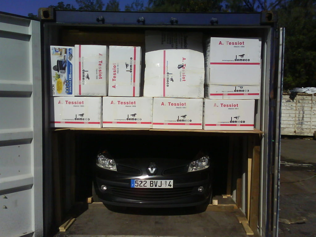 transport par conteneur pour les dom tom