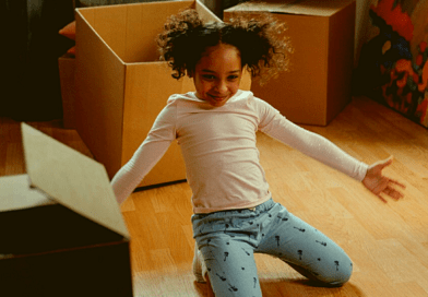 déménagement en famille