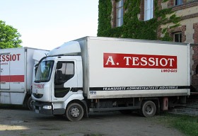 A. TESSIOT - Historique, photo de l'activité de déménagement en 2010.