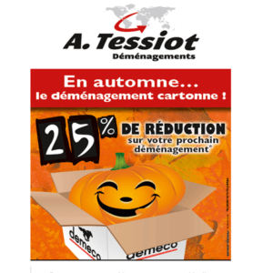 En automne le déménagement cartonne avec tessiot déménagement