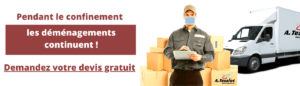 déménageur pendant le confinement
