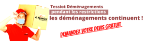 déménageur pendant le covid